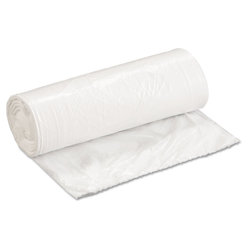 Boardwalk Low-Density Waste Can Liners, 16 Gal, 0.4 Mil, 24" X 32", White, 500/Carton - BWK2432EXH