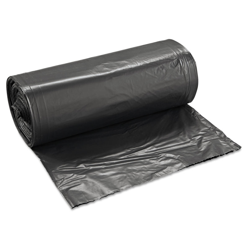 Boardwalk Low Density Repro Can Liners, 45 Gal, 1.2 Mil, 40" X 46", Black, 100/Carton - BWK517