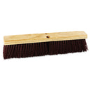 Boardwalk Floor Brush Head, 18" Wide, Maroon, Heavy Duty, Polypropylene Bristles - BWK20318