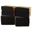 Hoffmaster Beverage Napkins, 2-Ply, 9 1/2 X 9 1/2, Black, 1000/Carton - HFM180313