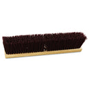Boardwalk Floor Brush Head, 18" Wide, Maroon, Heavy Duty, Polypropylene Bristles - BWK20318