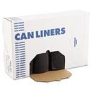 Boardwalk Low Density Repro Can Liners, 60 Gal, 1.6 Mil, 38" X 58", Black, 100/Carton - BWK523