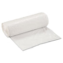 Inteplast Low-Density Commercial Can Liners, 30 Gal, 0.8 Mil, 30" X 36", White, 200/Carton - IBSSL3036XHW