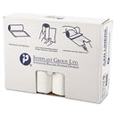 Inteplast Low-Density Commercial Can Liners, 16 Gal, 0.5 Mil, 24" X 32", White, 500/Carton - IBSSL2432XHW