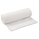 Inteplast Low-Density Commercial Can Liners, 45 Gal, 0.8 Mil, 40" X 46", White, 100/Carton - IBSSL4046XHW