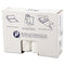 Inteplast High-Density Interleaved Commercial Can Liners, 60 Gal, 17 Microns, 38" X 60", Clear, 200/Carton - IBSS386017N