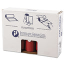 Inteplast Low-Density Commercial Can Liners, 45 Gal, 1.3 Mil, 40" X 46", Red, 100/Carton - IBSSL4046R