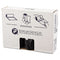 Inteplast High-Density Interleaved Commercial Can Liners, 60 Gal, 16 Microns, 43" X 48", Black, 200/Carton - IBSS434816K