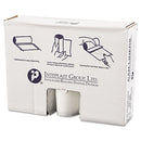 Inteplast High-Density Commercial Can Liners Value Pack, 45 Gal, 12 Microns, 40" X 46", Clear, 250/Carton - IBSVALH4048N14