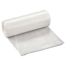 Inteplast Low-Density Commercial Can Liners, 10 Gal, 0.35 Mil, 24" X 24", Clear, 1,000/Carton - IBSSL2424LTN