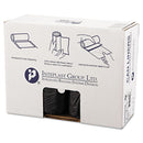 Inteplast High-Density Interleaved Commercial Can Liners, 45 Gal, 22 Microns, 40" X 48", Black, 150/Carton - IBSS404822K