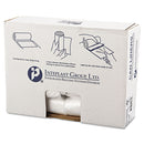 Inteplast High-Density Commercial Can Liners, 16 Gal, 8 Microns, 24" X 33", Natural, 1,000/Carton - IBSS243308N