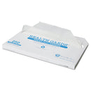 Hospeco Health Gards Toilet Seat Covers, Half-Fold, White, 250/Pack, 4 Packs/Carton - HOSHG1000