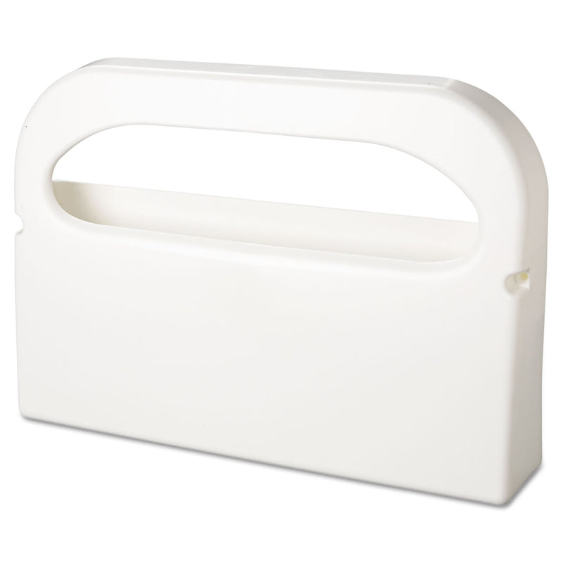 Hospeco Health Gards Seat Cover Dispenser, 1/2-Fold, White, 16X3.25X11.5, 2/Bx - HOSHG12