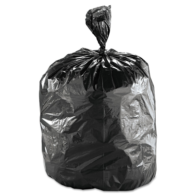 FlexSol Low Density Economy Ecosac, 60 Gal, 1.54 Mil, 38" X 60", Black, 100/Carton - ESXECO60XH