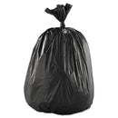 Boardwalk Low-Density Waste Can Liners, 56 Gal, 0.6 Mil, 43" X 47", Black, 100/Carton - BWK4347H
