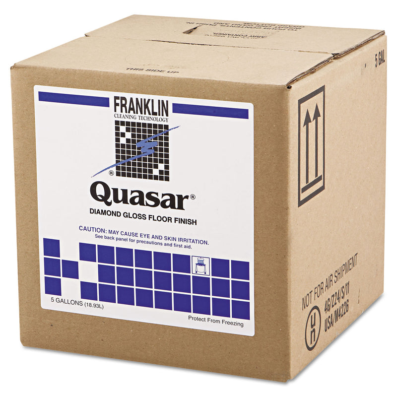 Franklin Quasar High Solids Floor Finish, 5Gal Box - FKLF136025
