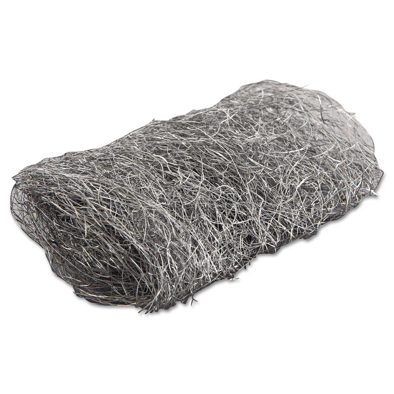 GMT Industrial-Quality Steel Wool Hand Pad, #4 Extra Coarse, 16/Pack, 192/Carton - GMA117007