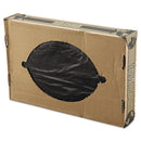 FlexSol Low Density Economy Ecosac, 60 Gal, 0.82 Mil, 38" X 60", Black, 100/Carton - ESXECO60H