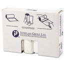 Inteplast High-Density Interleaved Commercial Can Liners, 33 Gal, 16 Microns, 33" X 40", Clear, 250/Carton - IBSS334016N