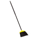 Rubbermaid Jumbo Smooth Sweep Angled Broom, 46" Handle, Black/Yellow - RCP638906BLAEA