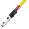 Rubbermaid Hygen Quick-Connect Extension Handle, 48-72", Yellow/Black - RCPQ755
