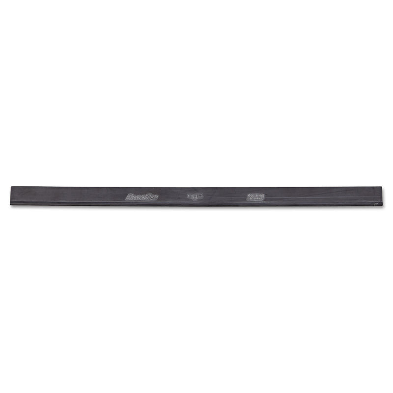 Unger Ergotec Replacement Squeegee Blades, 14" Wide, Black Rubber, Soft, 12/Pack - UNGRT35