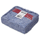 Rubbermaid Super Stitch Blend Mop Head, Large, Cotton/Synthetic, Blue, 6/Carton - RCPD213BLU