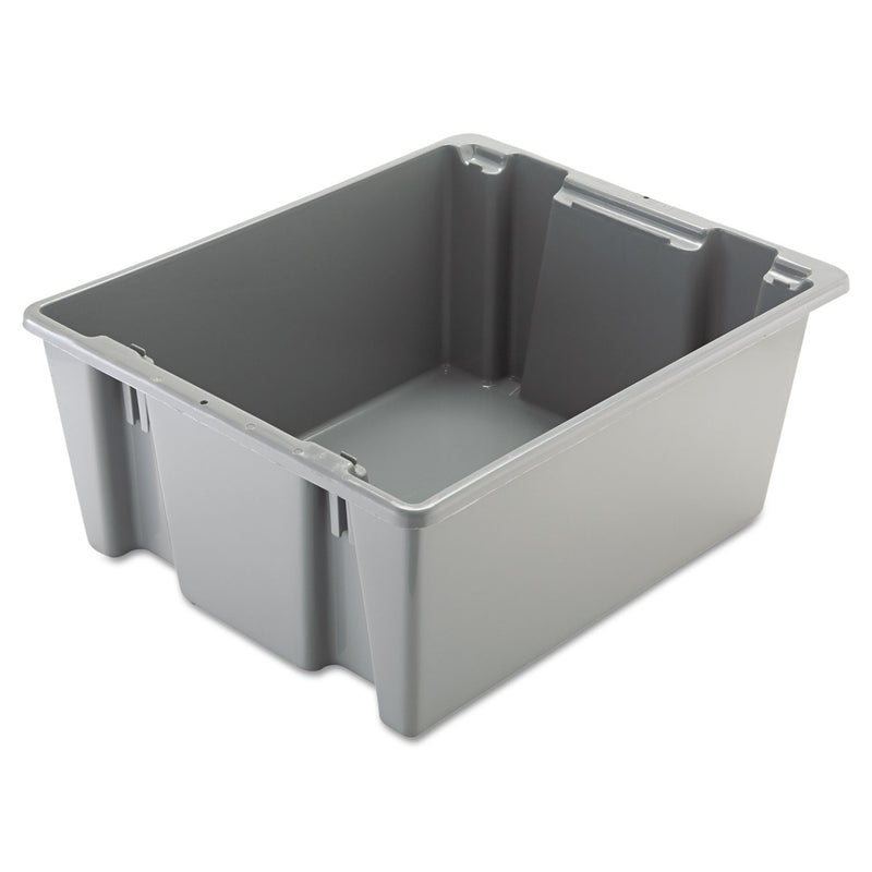 Rubbermaid Palletote Box, 19Gal, Gray - RCP1731GRA