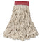 Rubbermaid Swinger Loop Wet Mop Head, Large, Cotton/Synthetic, White, 6/Carton - RCPC153WHI