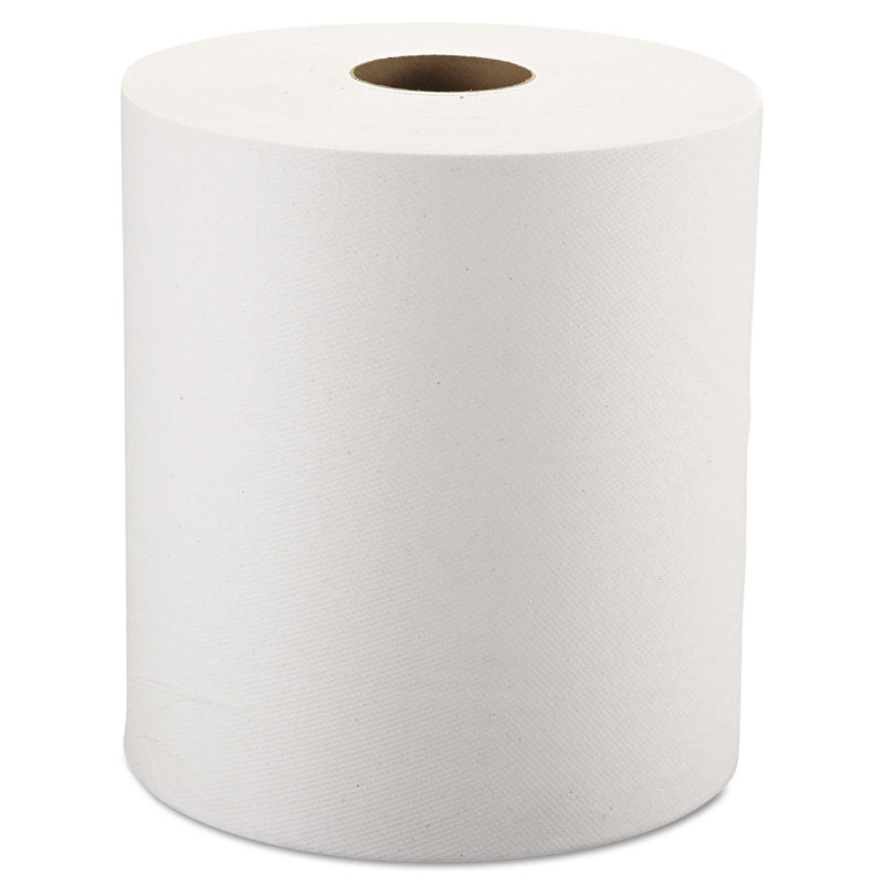 Windsoft Hardwound Roll Towels, 8 X 800 Ft, White, 6 Rolls/Carton - WIN12906B