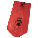 Inteplast Low-Density Commercial Can Liners, 45 Gal, 1.3 Mil, 40" X 46", Red, 100/Carton - IBSSL4046R