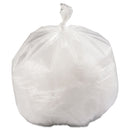 Inteplast High-Density Interleaved Commercial Can Liners, 33 Gal, 13 Microns, 33" X 40", Clear, 500/Carton - IBSS334013N