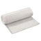 Inteplast High-Density Interleaved Commercial Can Liners, 60 Gal, 14 Microns, 38" X 60", Clear, 200/Carton - IBSS386014N