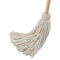 Boardwalk Deck Mop; 54" Wooden Handle, 24Oz Cotton Fiber Head, 6/Pack - BWK124C