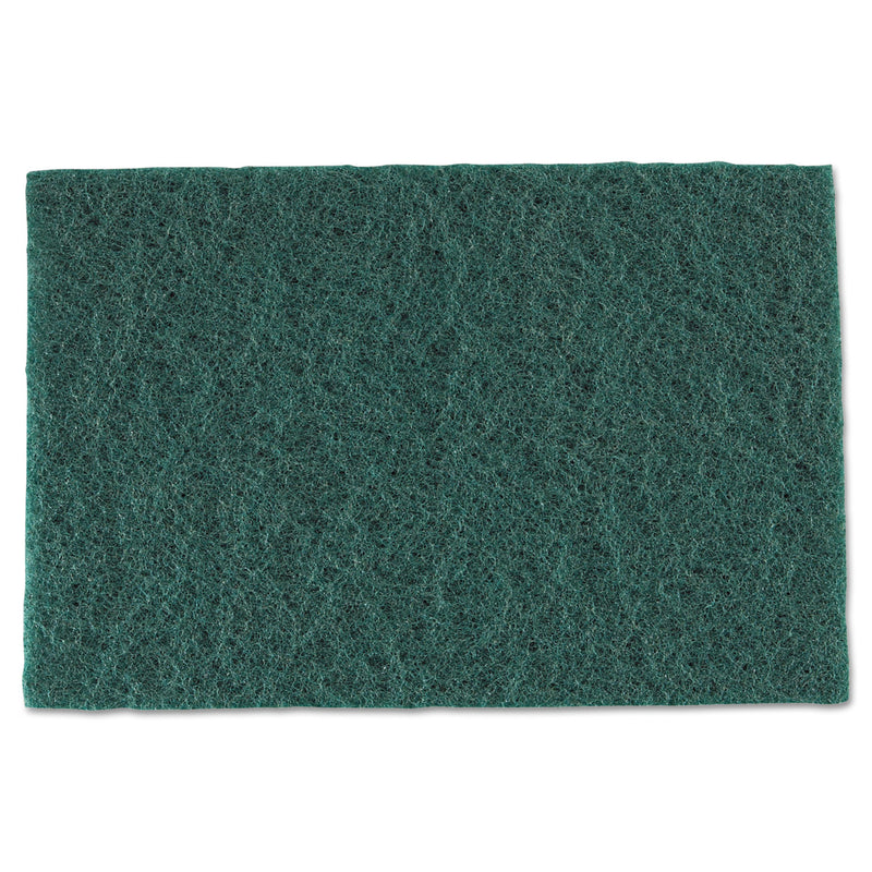 Royal Medium-Duty Scouring Pad, 6 X 9, Green, 60/Carton - RPPS960
