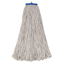 Boardwalk Mop Head, Economical Lie-Flat Head, Cotton Fiber, 32Oz, White, 12/Carton - BWK732C