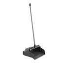 Impact Lobbymaster Plastic Dust Pan, 12W X 37H, Black Pan/White Handle - IMP2600