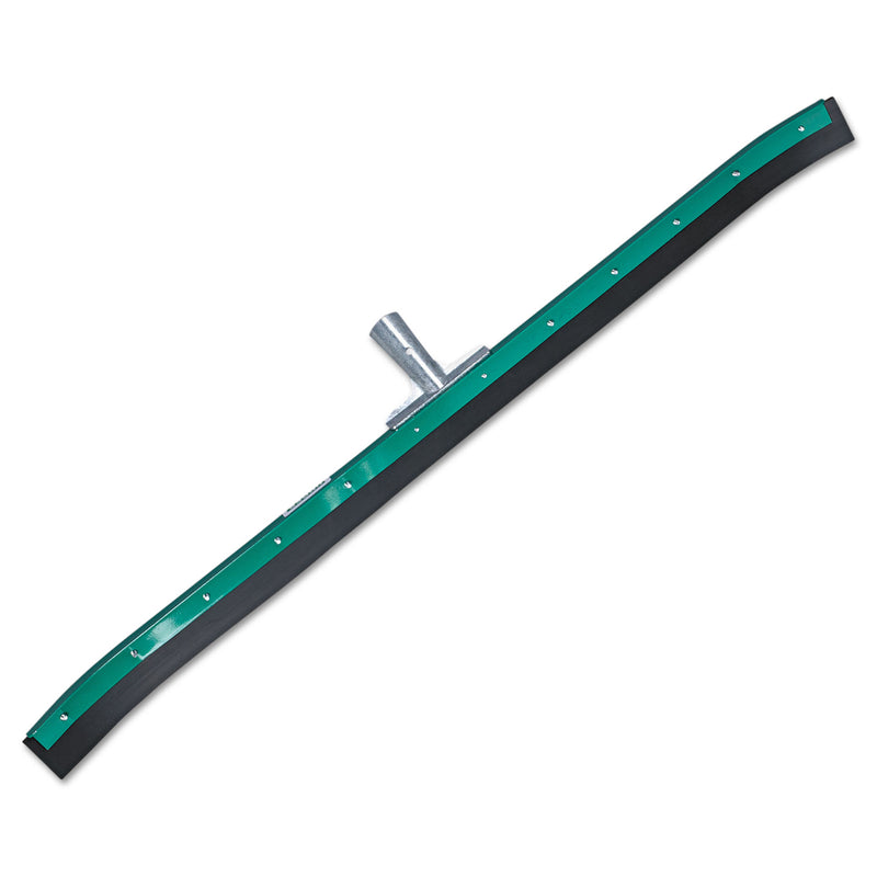 Unger Aquadozer Curved Floor Squeegee, 36" Wide Blade, Black Rubber, Insert Socket - UNGFP90C
