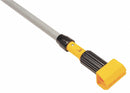 Rubbermaid Wet Mop Handle, Clamp Mop Connection Type, Gray, Fiberglass, 54" Handle Length - FGH245000000