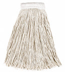 Rubbermaid Clamp Cotton String Wet Mop Head, White - FGV15600WH00