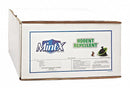 Mint-X Rodent-Repellent Recycled Trash Bag, 60 gal., LLDPE, Flat Pack, Black, PK 100 - MX3858STB