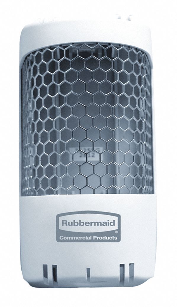 Rubbermaid Continuous Air Freshener Dispenser, 6000 cu. ft. Coverage, Cartridge Refill Type, White - FG402430