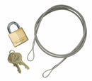 Justrite Anchoring Cable Kit, 36 in Length, Silver - 268505