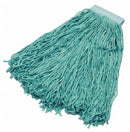 Rubbermaid Clamp Synthetic String Wet Mop Head, Green - FGF13700GR00