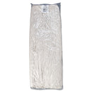 Boardwalk Mop Head, Premium Standard Head, Cotton Fiber, 32Oz, White, 12/Carton - BWK232C