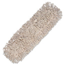 Boardwalk Mop Head, Dust, Cotton, 24 X 3, White - BWK1024