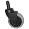 Rubbermaid Replacement Swivel Bayonet Casters, 3" Wheel, Thermoplastic Rubber, Black - SGSFG7570L20000