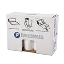 Inteplast High-Density Commercial Can Liners Value Pack, 60 Gal, 14 Microns, 38" X 58", Clear, 200/Carton - IBSVALH3860N16