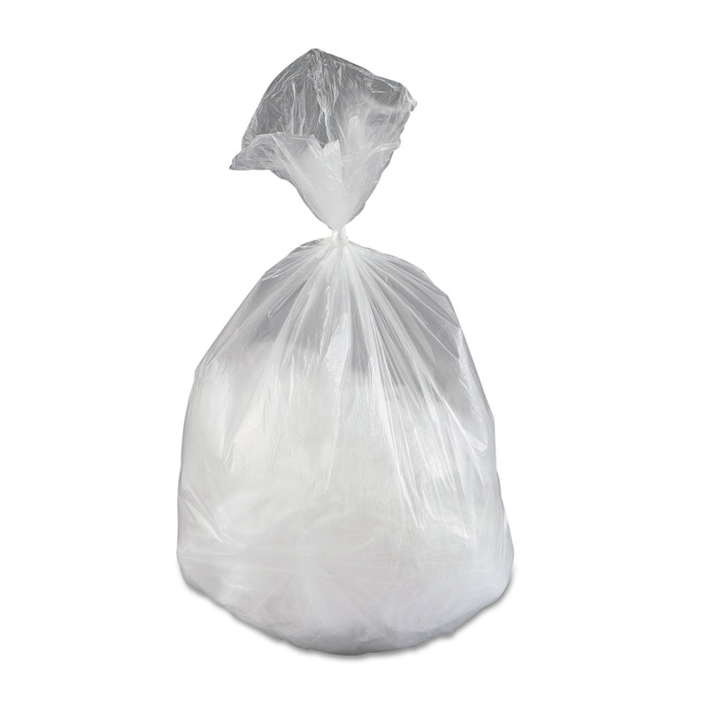 Inteplast High-Density Commercial Can Liners, 16 Gal, 5 Microns, 24" X 33", Natural, 1,000/Carton - IBSEC2433N